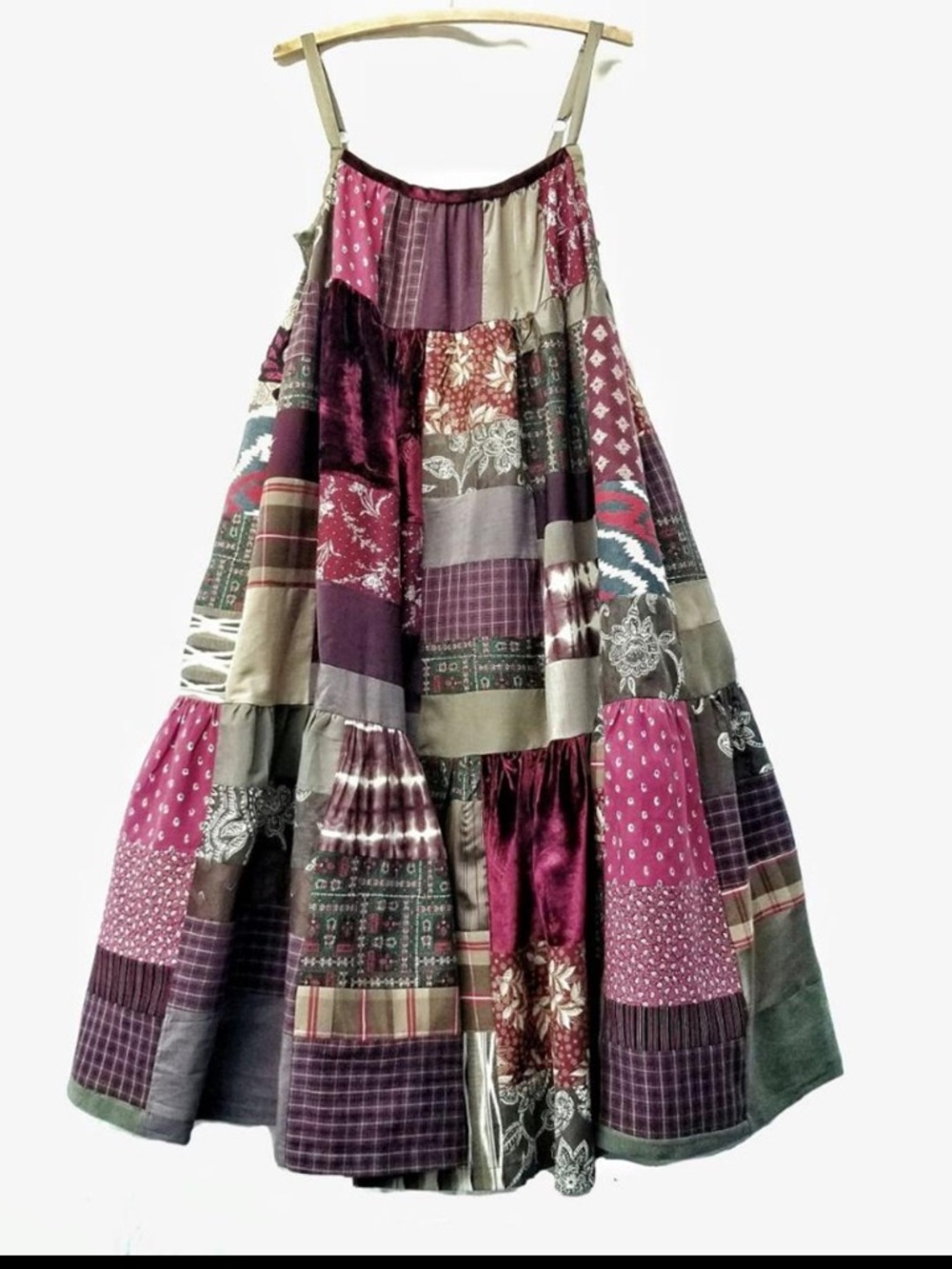 NWOT Pacific Selkie Patchwork Maxi Dress
